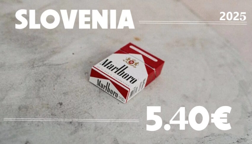 Precios de los cigarrillos en Eslovenia – 2025